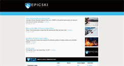 Desktop Screenshot of epicski.com